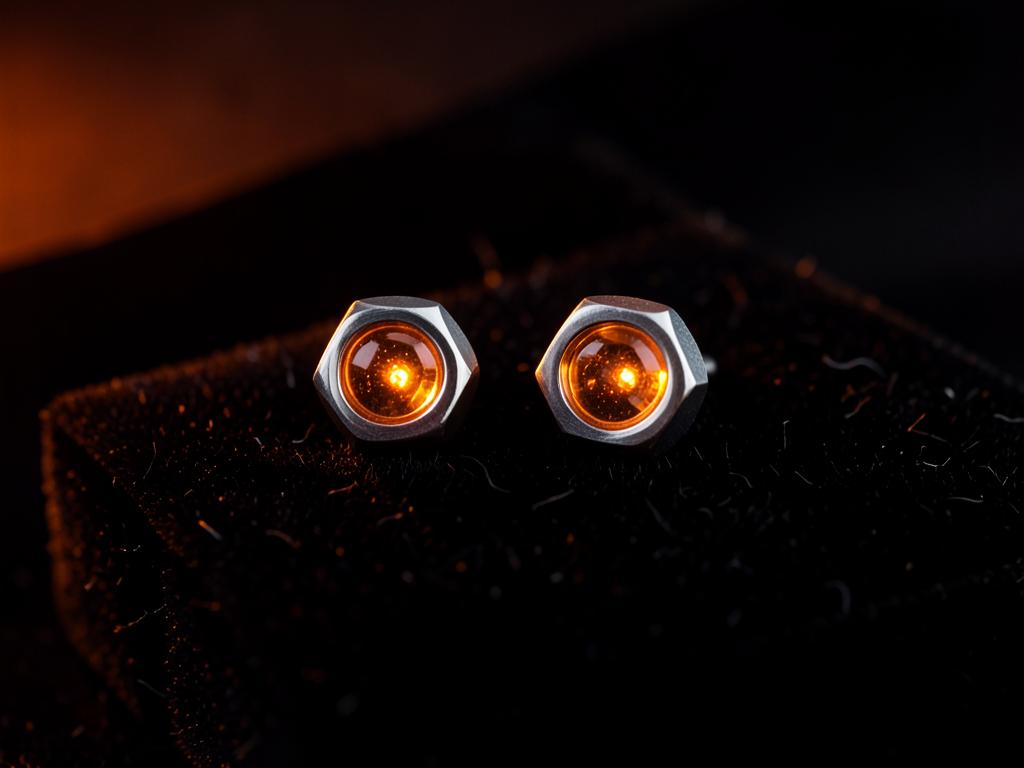 Hex Core Stud Earrings — AIFC exclusive product