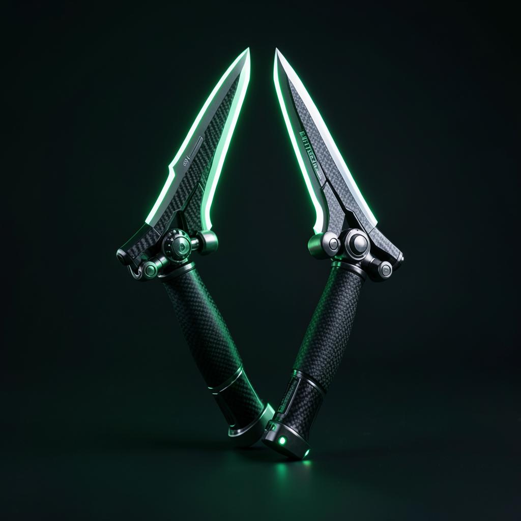 Emerald Edge Dual Daggers — AIFC exclusive product